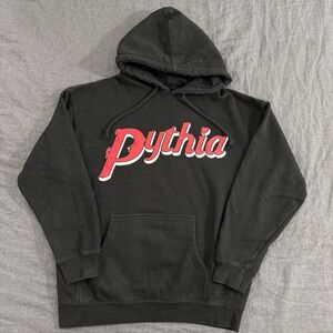 Pythia Hoodie Size M Black Tell Someone You Love Them Graphic Sweatshirt